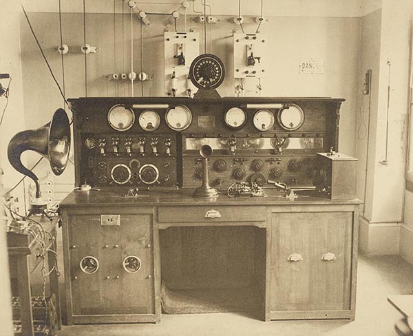 The first Swiss radio broadcast